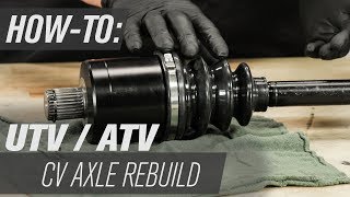 How To Rebuild an ATVUTV CV Axle [upl. by Ylicic]