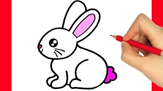 Comment dessiner un lapin de pâques [upl. by Aicitan]