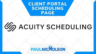 Acuity Scheduling Client Login To See Their Schedule [upl. by Meyeroff408]