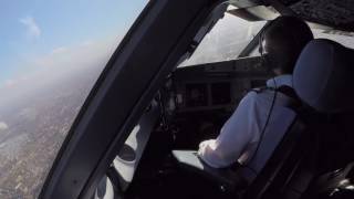 Capital views approach into London City Airport [upl. by Creigh]