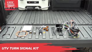 How to install UTV turn signal kit  Kemimoto [upl. by Anoyk812]