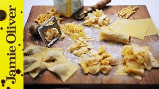 How To Make Pasta Shapes  Jamies Comfort Food  Gennaro Contaldo [upl. by Doak605]