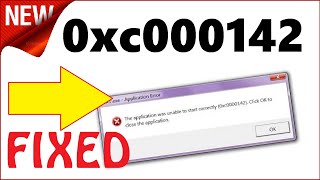 The Application was unable to start correctly 0xc0000142 Fix in Windows 10 \ 8 \ 7  GTA [upl. by Anana]