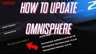 How To Update  Omnisphere 25 Tutorial  Spectrasonics [upl. by Sherilyn]