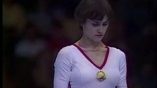 Nadia Comaneci  1980 Moscow Compulsory BB 1000 [upl. by Tressa]