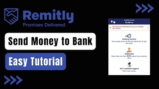 How to Send Money from Remitly to Bank Account [upl. by Nohshan628]