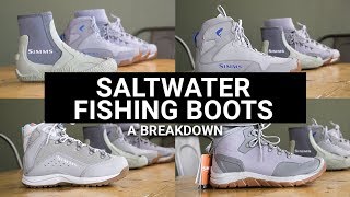 Saltwater Fishing Boots  A Breakdown [upl. by Eelannej606]