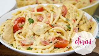 Cheesy Chicken Spaghetti Need an easy dinner idea [upl. by Nealon]