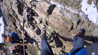 Descending Matterhorn  from the summit to Solvay Hut [upl. by Ained]