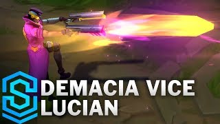 Demacia Vice Lucian Skin Spotlight  PreRelease  League of Legends [upl. by Eelrebmyk]