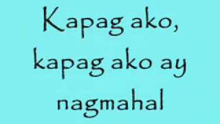 Kapag ako ay nagmahal  Jolina Magdangal w LYRICS HIGH QUALITY [upl. by Eastlake]