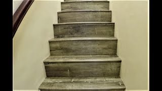 How to Laminate Stairs  Stair Noses  NO GAPS [upl. by Lean]