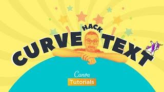 How to CURVE TEXT in Canva [upl. by Ylram859]