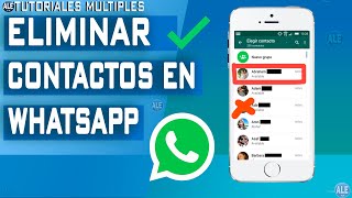 Como Eliminar Un Contacto De Whatsapp [upl. by Rego175]