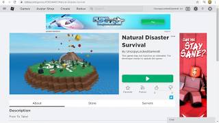 Natural Disaster Survival Uncopylocked [upl. by Ahtebat]