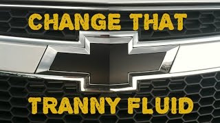 Chevy Cruze Transmission Fluid Change Automatic [upl. by Adnwahs]