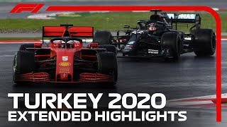 Extended Race Highlights  2020 Turkish Grand Prix [upl. by Rekyr668]