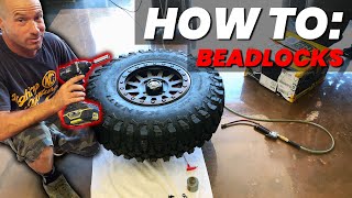 How To Mount amp Install UTV Beadlock Wheels [upl. by Eineg]