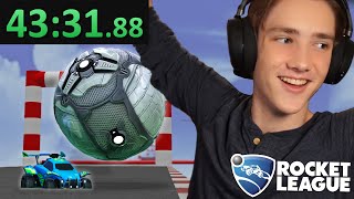 How I beat the hardest dribbling course in Rocket League [upl. by Mat]