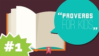 Intro to the Book of Proverbs  Proverbs for Kids 1 [upl. by Annaierb]