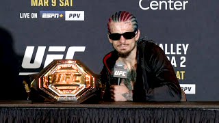 Sean OMalley PostFight Press Conference  UFC 299 [upl. by Selrahc]