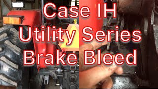 IH Utility Series Bleeding Brakes [upl. by Annawt78]