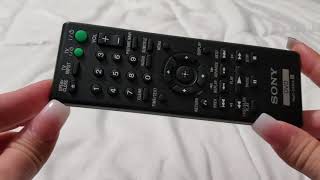 How To Fix any Sony TVDVD remote controller Buttons Stuck or Power Button Not Working [upl. by Nelleh822]