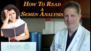 How to read a semen analysis  Infertility TV [upl. by Arayc]