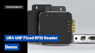 UR4 Fixed UHF RFID Reader Demo [upl. by Danica]