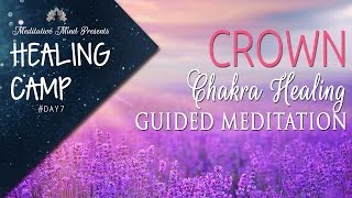 Crown Chakra Healing Guided Meditation  Healing Camp 2016  Day 7 [upl. by Lion]