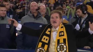 Rene Rancourt sings the anthems at Gillette 123115 [upl. by O'Doneven]