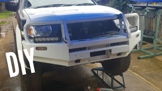 How to install a bullbar  Triton  L200 [upl. by Elwira906]