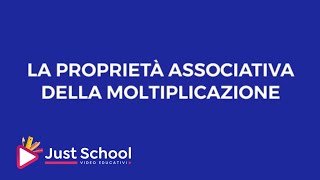 Proprietà associativa della moltiplicazione [upl. by Gildas]