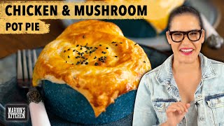 CREAMY Chicken Miso Mushroom Pot Pies  CookWithMe  Marions Kitchen [upl. by Suhsoj]