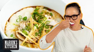 How To Classic Chicken Congee At Home ❤️  CookWithMe  Marions Kitchen [upl. by Nella282]