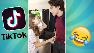 Funny Brother Sister Tik Tok Compilation 4 [upl. by Lippold]