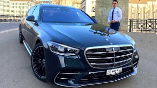 2021 Mercedes S Class Long  AMG S500 CITY Drive Review Interior Exterior [upl. by Welles]