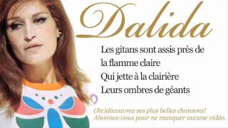 Dalida  Les gitans  Paroles Lyrics [upl. by Maleen466]