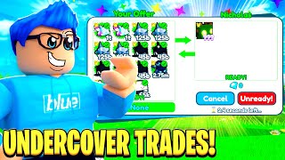 RussoPlays Makes UNDECOVER TRADES In Pet Simulator X AGAIN Roblox [upl. by Dupuis]