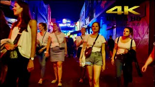 4K HDR Nightlife at Reeperbahn Redlight district Hamburg city Part 1 Germany 🇩🇪 2021 [upl. by Dorreg]