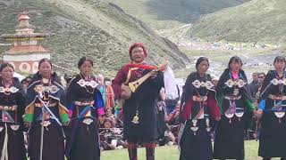 DOLPO FOLK DANCE  SHEY MONASTERY [upl. by Humpage661]