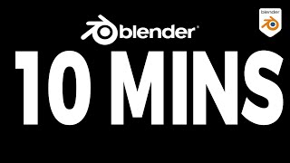 Blender 3D  ULTIMATE 10 Minute Guide to Blender Basics  Beginner Tutorial [upl. by Kosak332]