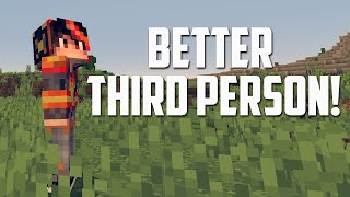 Better Third Person Mod in Minecraft Cinematic Camera Angles [upl. by Ecad]