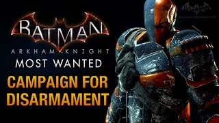 Batman Arkham Knight  Campaign for Disarmament Deathstroke Boss Fight [upl. by Randal]