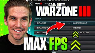 NEW BEST CONTROLLER amp GRAPHICS Settings in WARZONE 3 MW3 WARZONE [upl. by Vacla413]