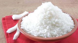 How to make Desiccated Coconut [upl. by Mahtal]