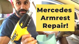 2010 MERCEDES S550 Armrest Repair DIY [upl. by Eustache39]