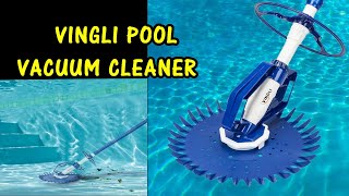 Vingli Pool Vacuum Cleaner Review  Swimming Pool Creepy Crawler Vacuum [upl. by Madlen]