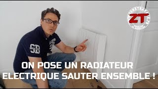 ZT  Pose dun radiateur électrique SAUTER [upl. by Wheaton152]