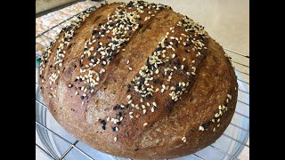 Let’s Bake NoKnead Rye Bread [upl. by Freiman844]